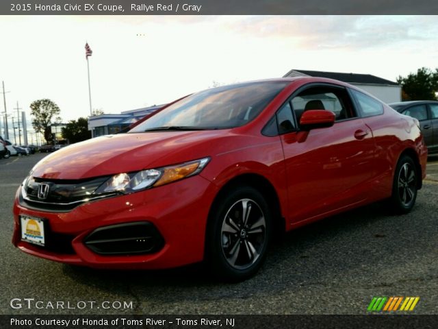 2015 Honda Civic EX Coupe in Rallye Red