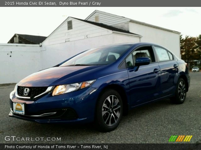 2015 Honda Civic EX Sedan in Dyno Blue Pearl