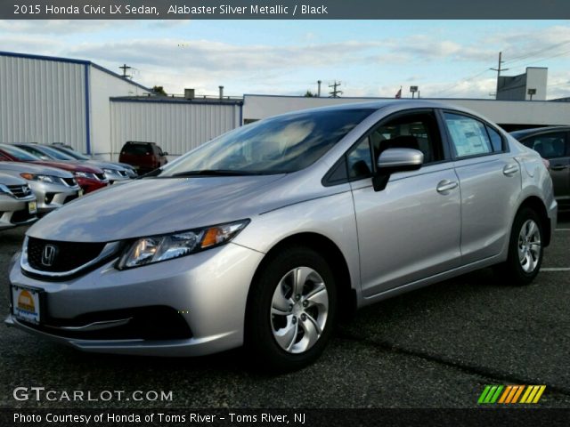 2015 Honda Civic LX Sedan in Alabaster Silver Metallic