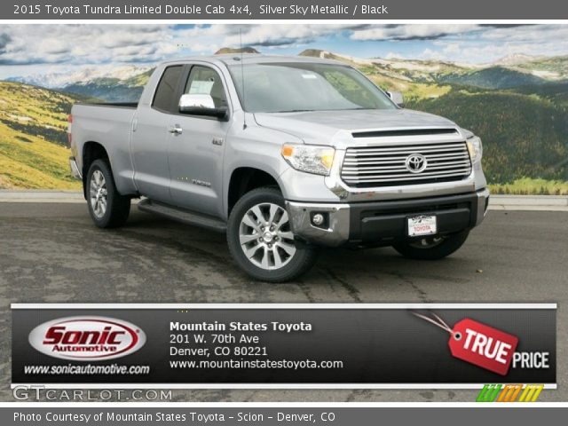 2015 Toyota Tundra Limited Double Cab 4x4 in Silver Sky Metallic