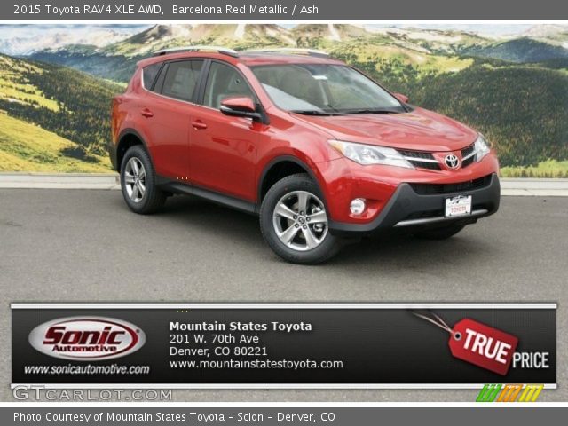 2015 Toyota RAV4 XLE AWD in Barcelona Red Metallic
