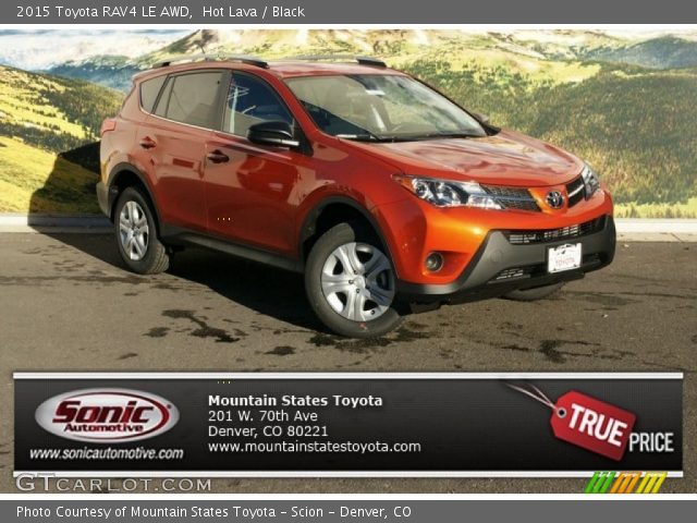 2015 Toyota RAV4 LE AWD in Hot Lava