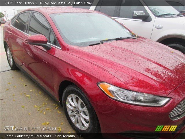 2015 Ford Fusion S in Ruby Red Metallic