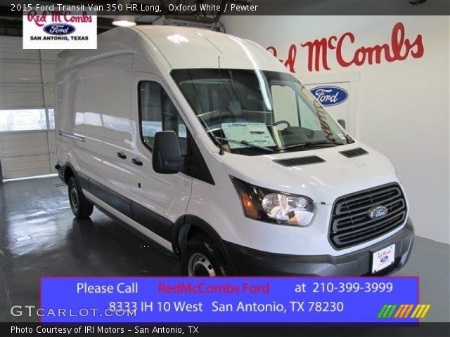 2015 Ford Transit Van 350 HR Long in Oxford White