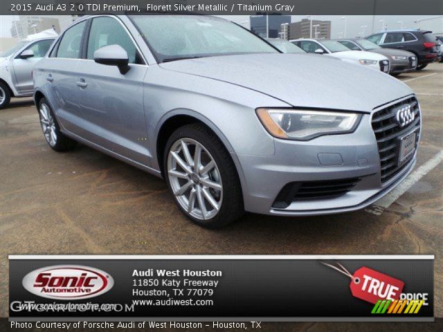 2015 Audi A3 2.0 TDI Premium in Florett Silver Metallic