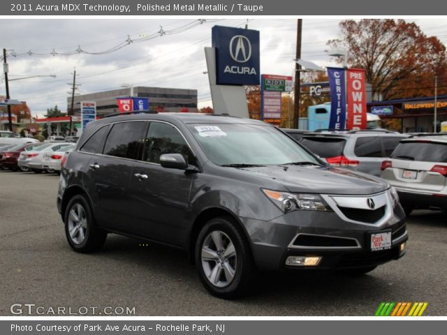 2011 Acura MDX Technology in Polished Metal Metallic