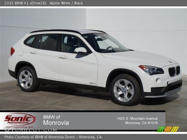 2015 BMW X1 sDrive28i in Alpine White