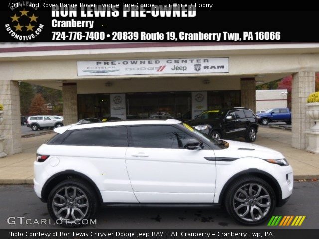 2013 Land Rover Range Rover Evoque Pure Coupe in Fuji White