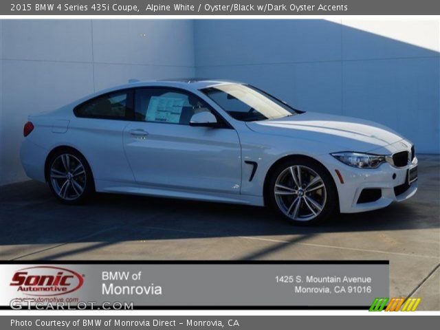 2015 BMW 4 Series 435i Coupe in Alpine White