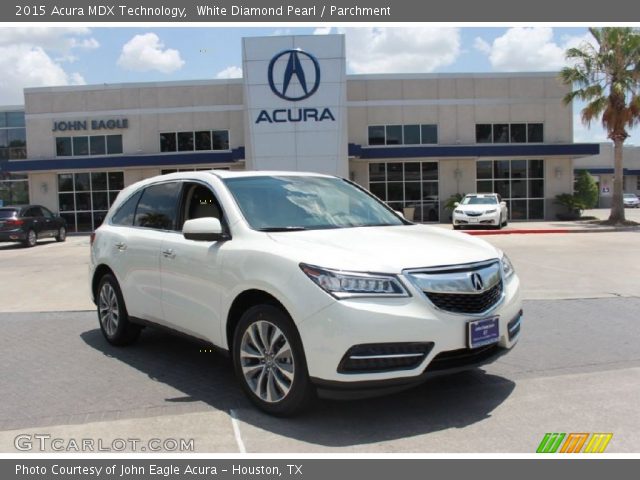 2015 Acura MDX Technology in White Diamond Pearl