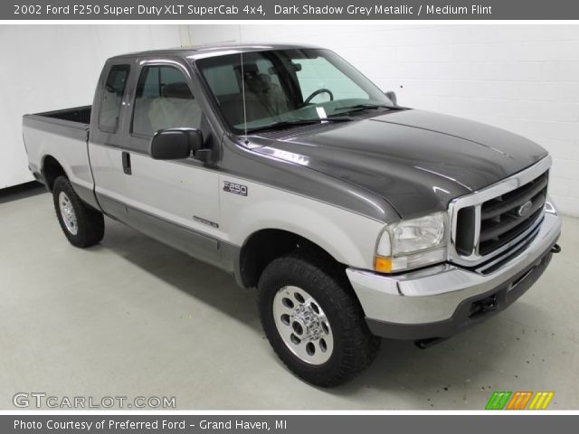 2002 Ford F250 Super Duty XLT SuperCab 4x4 in Dark Shadow Grey Metallic
