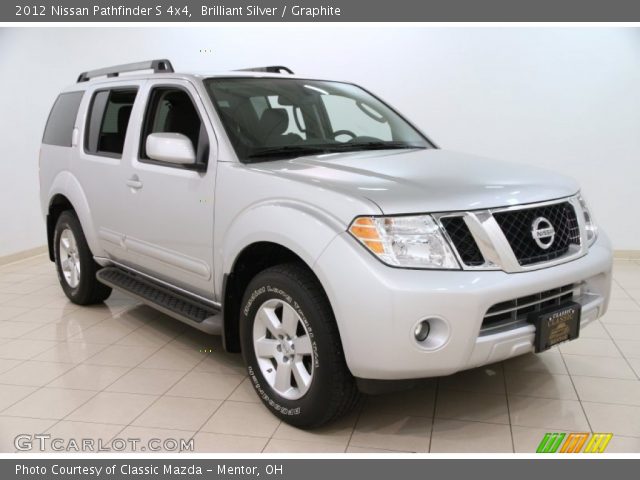 2012 Nissan Pathfinder S 4x4 in Brilliant Silver