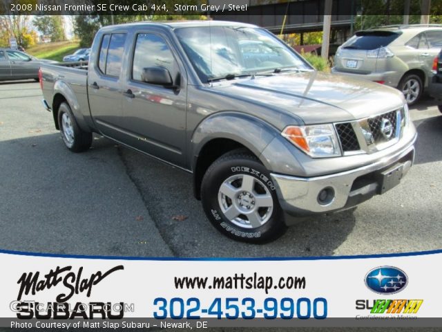 2008 Nissan Frontier SE Crew Cab 4x4 in Storm Grey