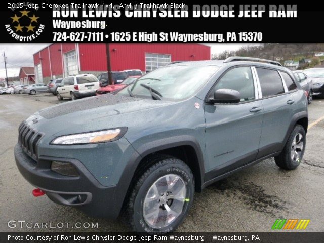 2015 Jeep Cherokee Trailhawk 4x4 in Anvil