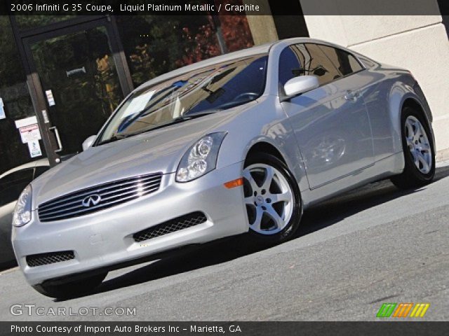 2006 Infiniti G 35 Coupe in Liquid Platinum Metallic