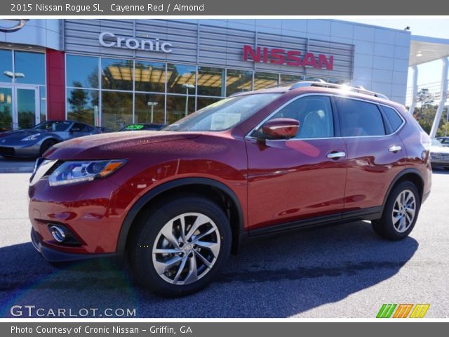 2015 Nissan Rogue SL in Cayenne Red