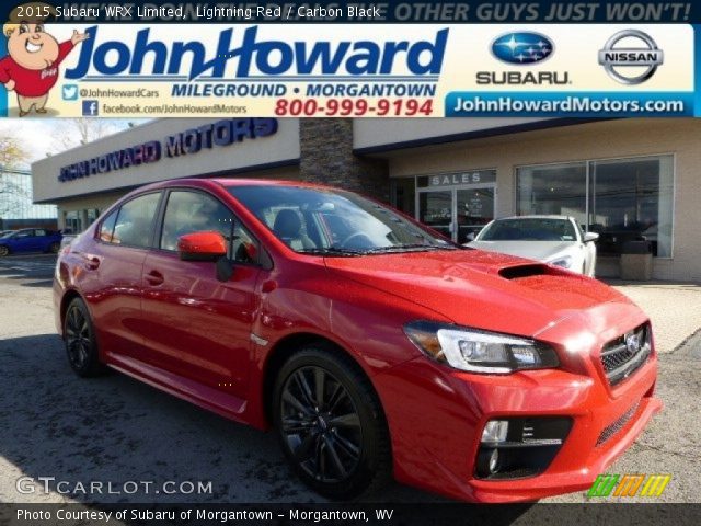 2015 Subaru WRX Limited in Lightning Red