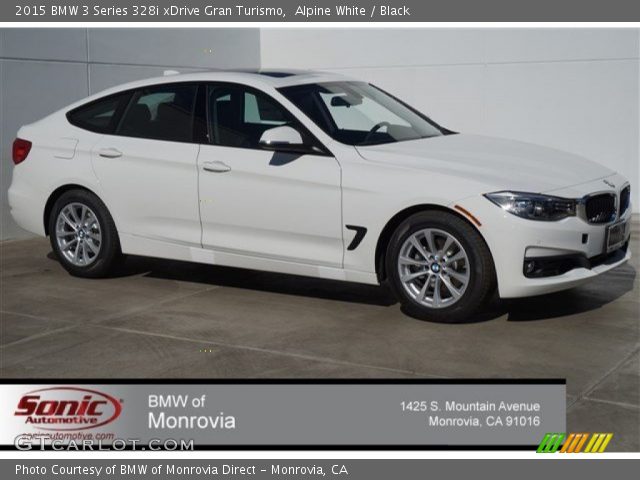 2015 BMW 3 Series 328i xDrive Gran Turismo in Alpine White