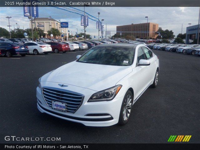 2015 Hyundai Genesis 3.8 Sedan in Casablanca White