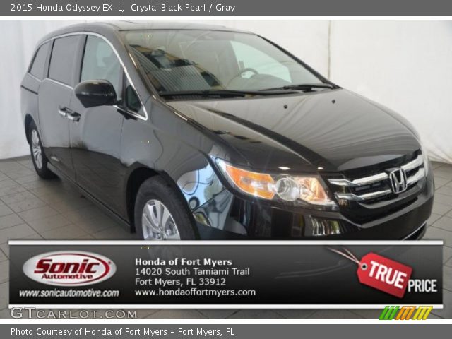2015 Honda Odyssey EX-L in Crystal Black Pearl