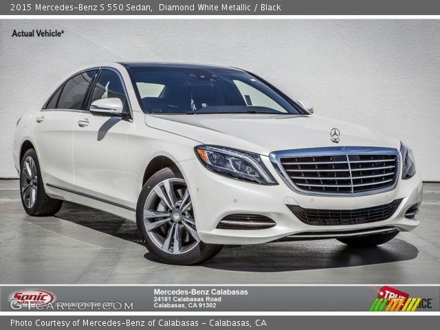 2015 Mercedes-Benz S 550 Sedan in Diamond White Metallic