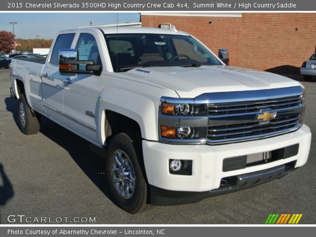 2015 Chevrolet Silverado 3500HD High Country Crew Cab 4x4 in Summit White