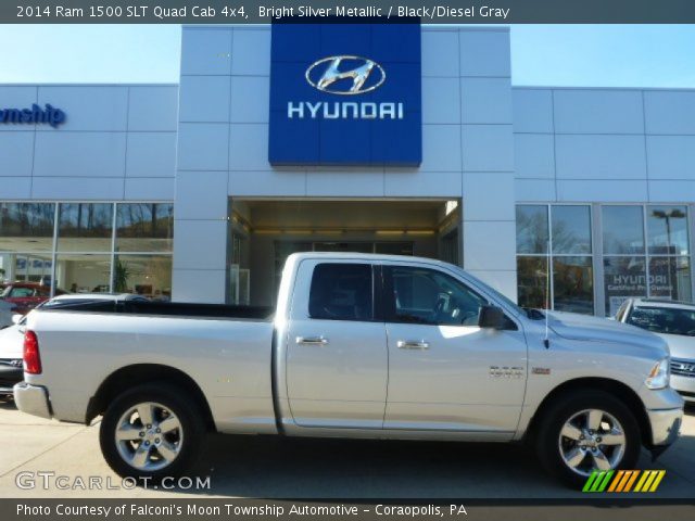 2014 Ram 1500 SLT Quad Cab 4x4 in Bright Silver Metallic