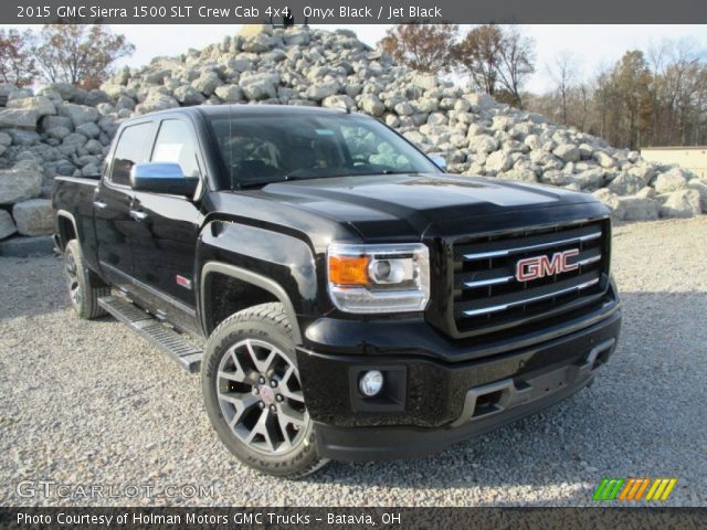 2015 GMC Sierra 1500 SLT Crew Cab 4x4 in Onyx Black