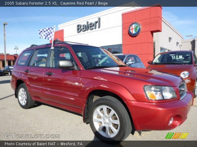 2005 Subaru Forester 2.5 XS in Cayenne Red Pearl