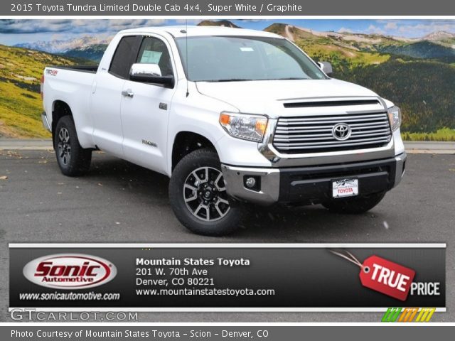 2015 Toyota Tundra Limited Double Cab 4x4 in Super White