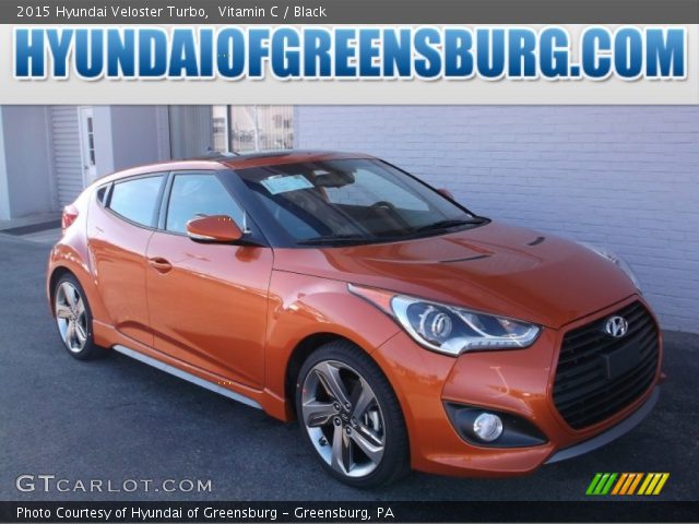 2015 Hyundai Veloster Turbo in Vitamin C