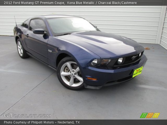 2012 Ford Mustang GT Premium Coupe in Kona Blue Metallic