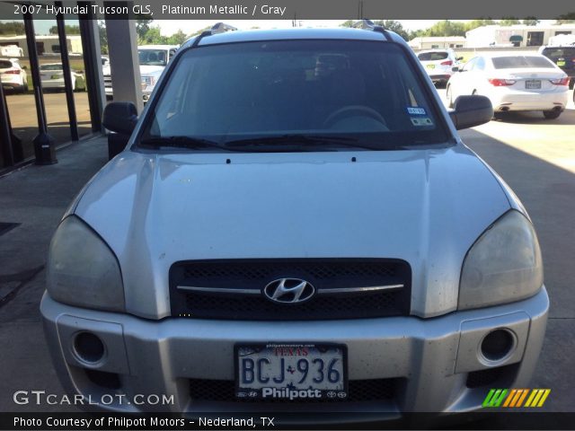 2007 Hyundai Tucson GLS in Platinum Metallic