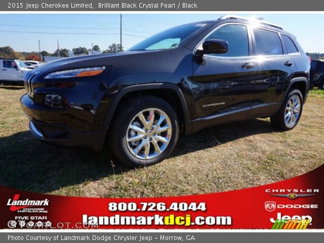 2015 Jeep Cherokee Limited in Brilliant Black Crystal Pearl