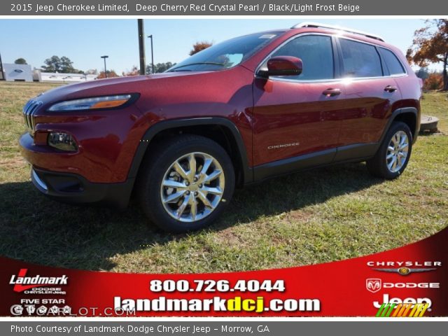 2015 Jeep Cherokee Limited in Deep Cherry Red Crystal Pearl