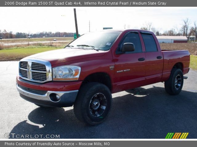 2006 Dodge Ram 1500 ST Quad Cab 4x4 in Inferno Red Crystal Pearl