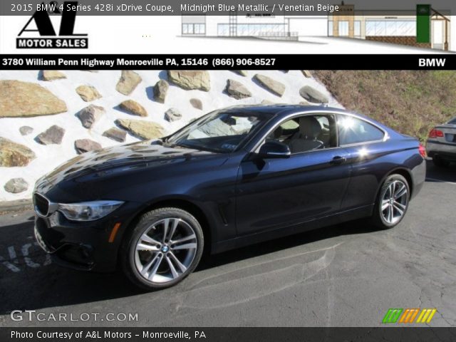 2015 BMW 4 Series 428i xDrive Coupe in Midnight Blue Metallic