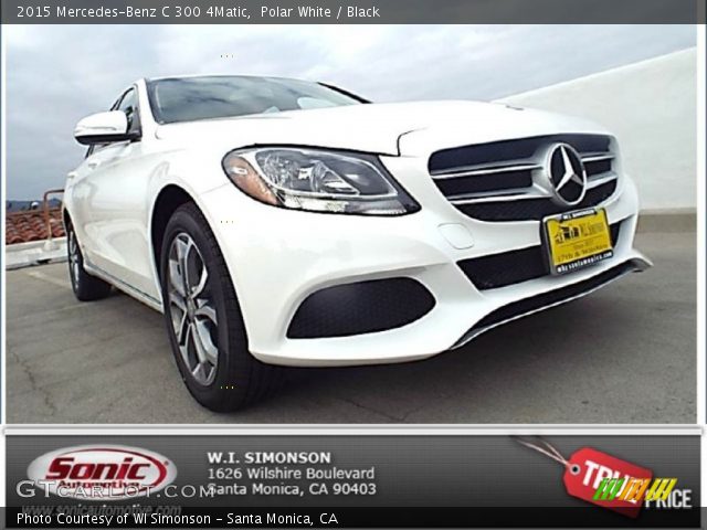 2015 Mercedes-Benz C 300 4Matic in Polar White
