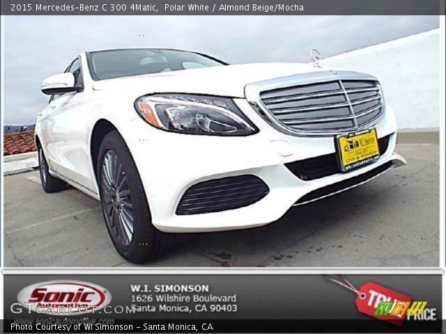 2015 Mercedes-Benz C 300 4Matic in Polar White