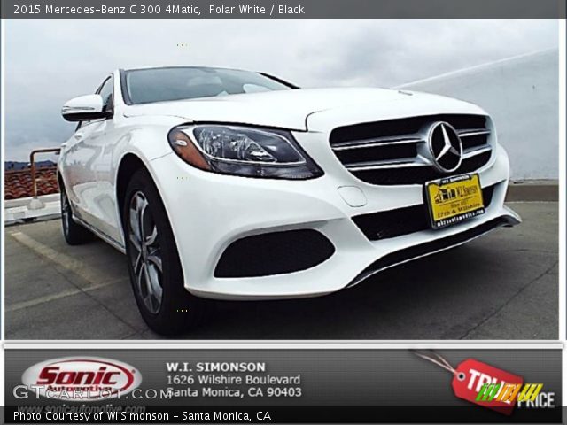 2015 Mercedes-Benz C 300 4Matic in Polar White