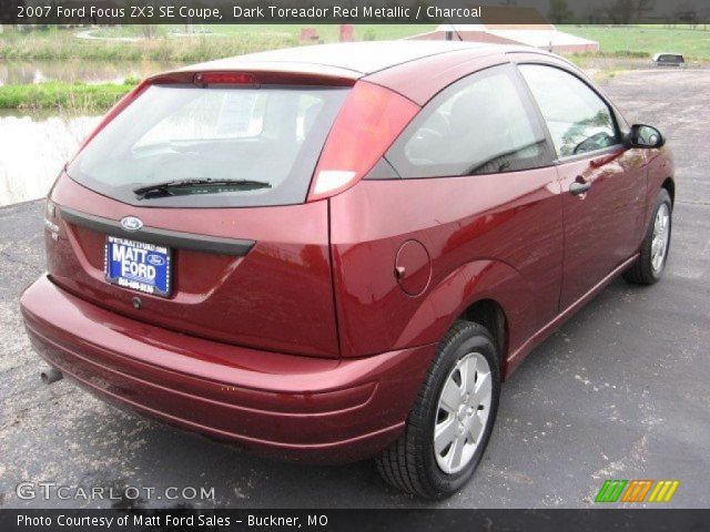 2007 Ford Focus ZX3 SE Coupe in Dark Toreador Red Metallic