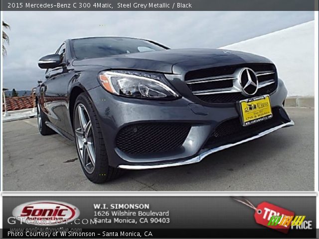 2015 Mercedes-Benz C 300 4Matic in Steel Grey Metallic