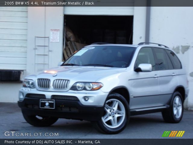 2005 BMW X5 4.4i in Titanium Silver Metallic