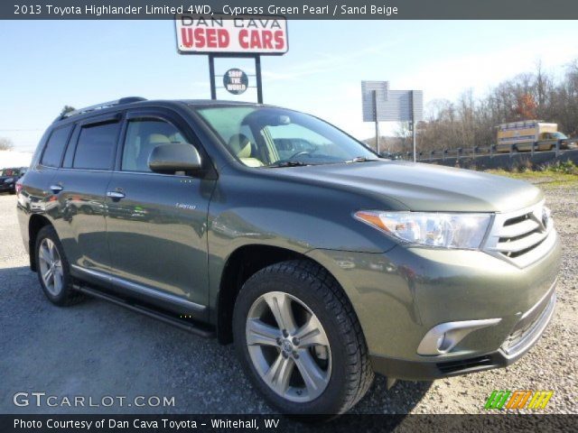 2013 Toyota Highlander Limited 4WD in Cypress Green Pearl