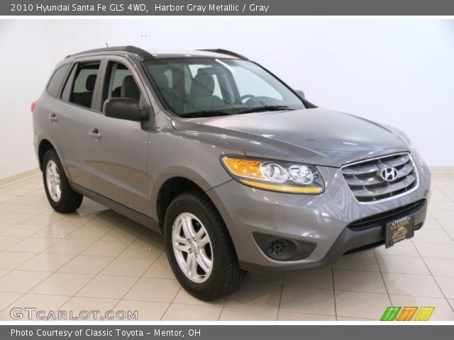 2010 Hyundai Santa Fe GLS 4WD in Harbor Gray Metallic