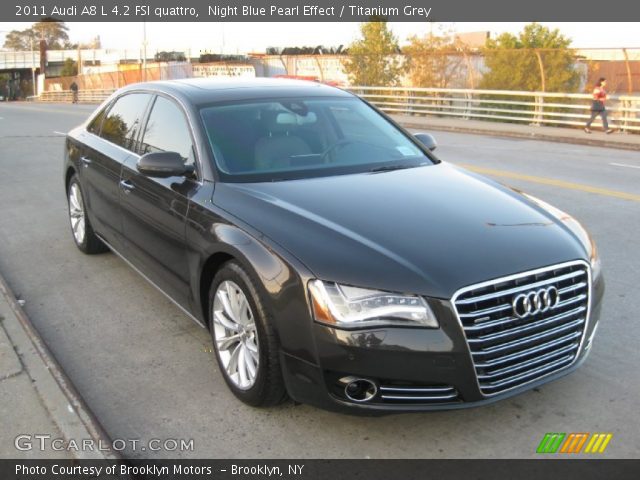 2011 Audi A8 L 4.2 FSI quattro in Night Blue Pearl Effect