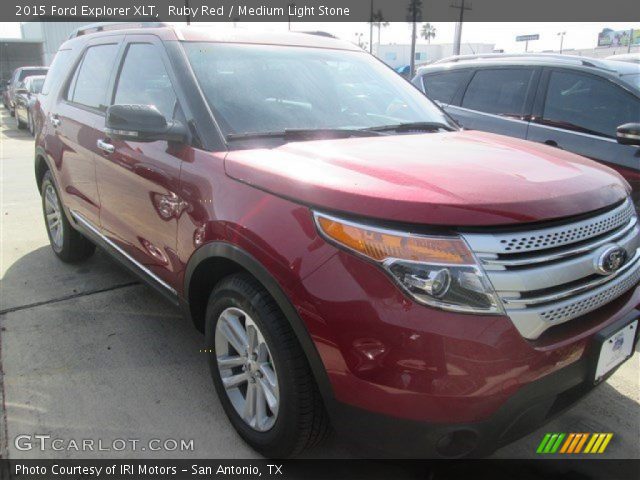 2015 Ford Explorer XLT in Ruby Red
