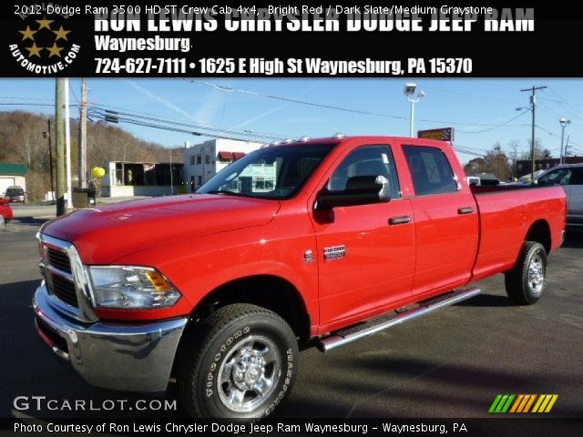 2012 Dodge Ram 3500 HD ST Crew Cab 4x4 in Bright Red