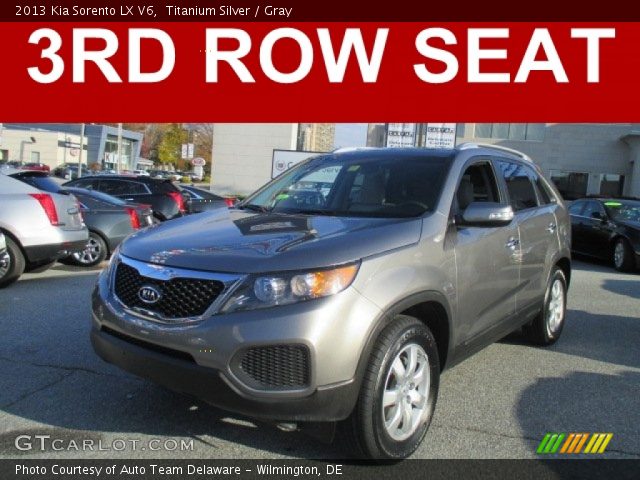 2013 Kia Sorento LX V6 in Titanium Silver