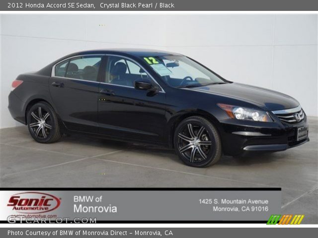 2012 Honda Accord SE Sedan in Crystal Black Pearl